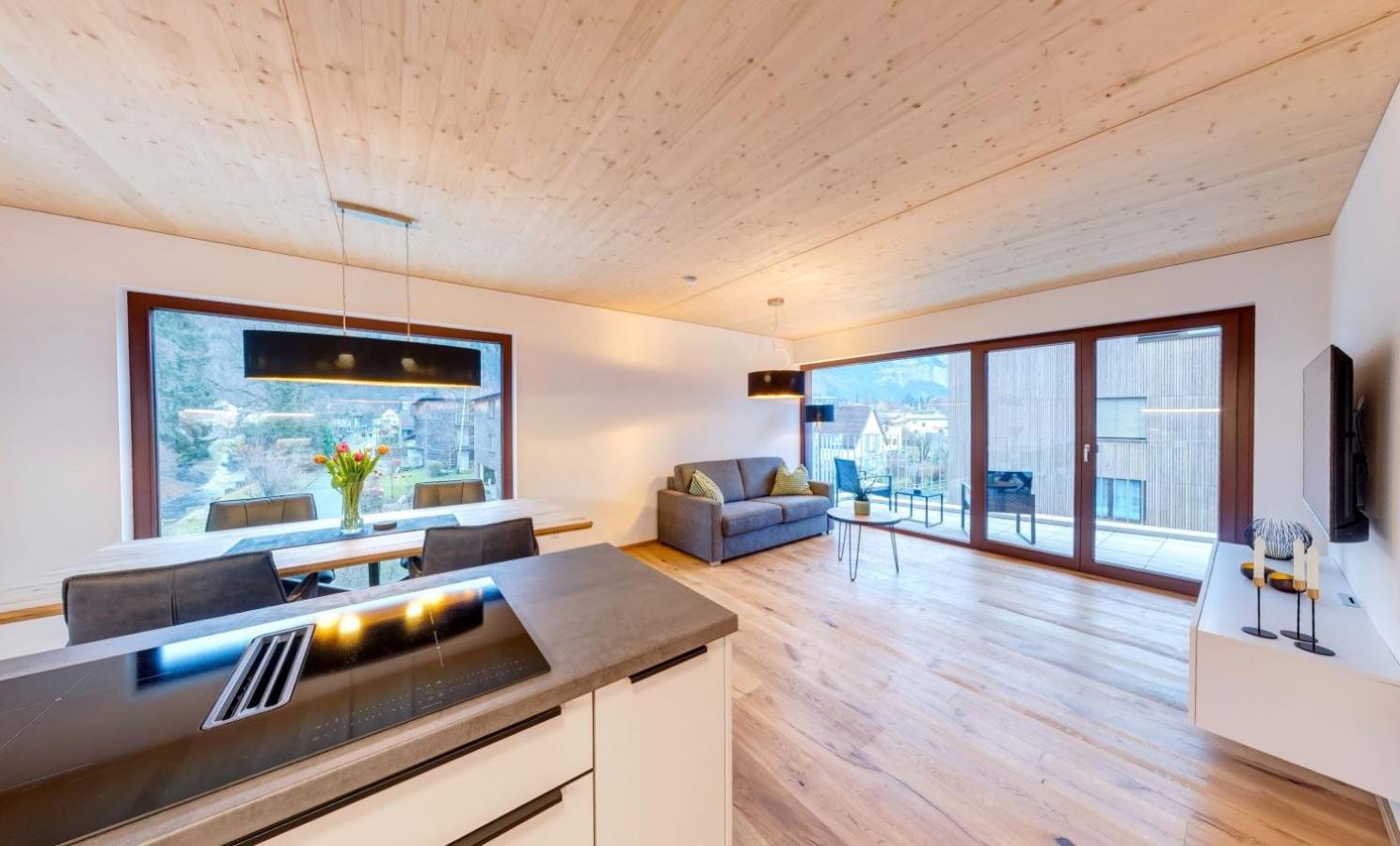 Urban-Apartmenthaus Zwischen Berg Und See Dornbirn Bagian luar foto